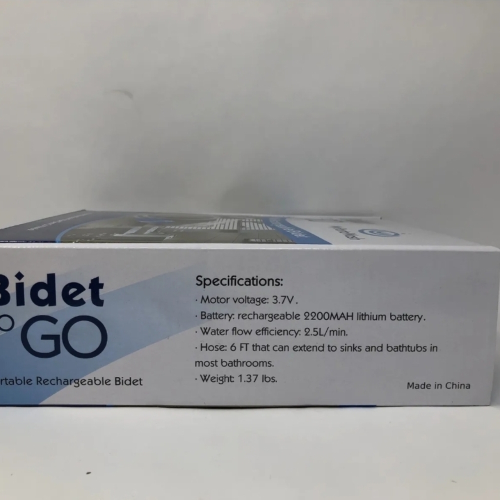 NEW! MyPorta Wash Bidet To Go Portable Recharging Bidet - Picture 4 of 5